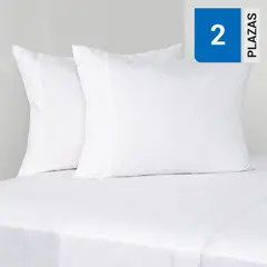 ROYAL SUPREME - Sábana 2 plazas 300 Hilos Blanco