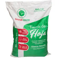 GENERICO - Tierra de hoja 40 litros reforzada