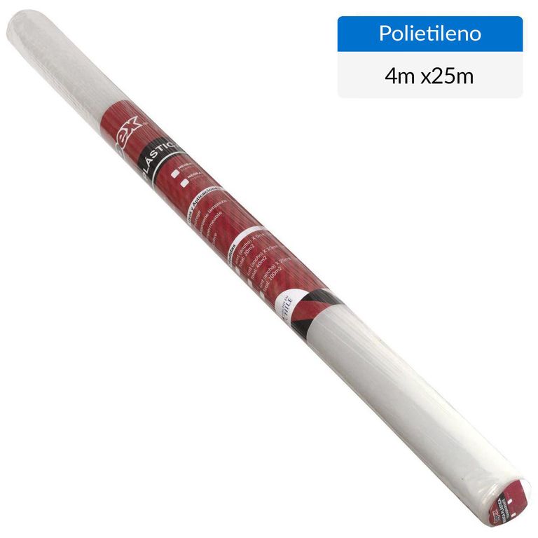 Polietileno transparente 4x25 m standard