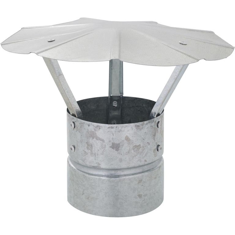Gorro Para Tubo Galvanizado 4 Pulgadas Protección Ductos