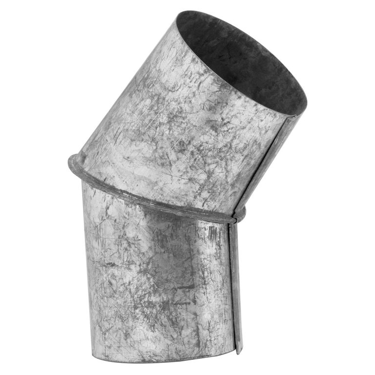 Codo para tubo acero galvanizado 4.5" 90º