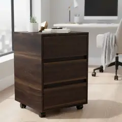 TUHOME - Cajonera 3 Cajón(es) Archivador Office 46.4x45.3x45.3 cm Habano