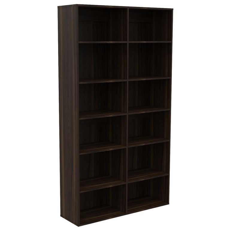 Librero Office Melamina 12 Nivel(es) 97.7x175x30.6 cm Habano