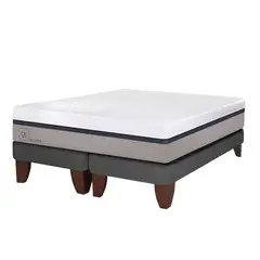 CIC - Cama Europea Super king Balance Gris/blanco