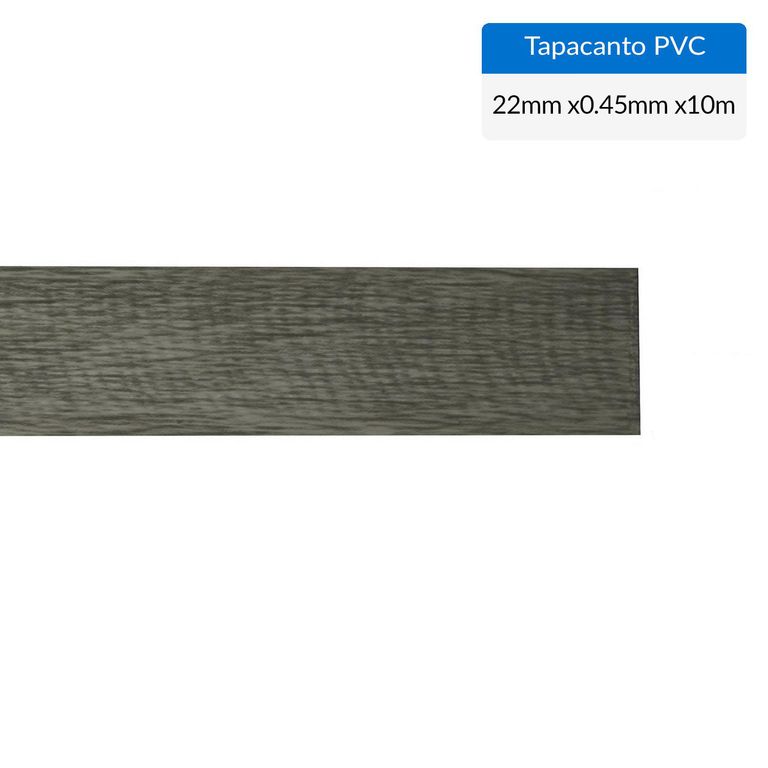Tapacanto PVC Concreto encolado 22x0,45 mm 10 m