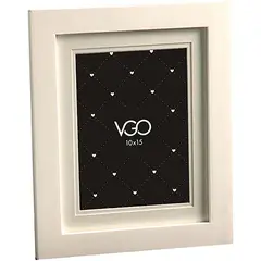 VGO - Marco de Foto 15x20 cm Blanco Madera