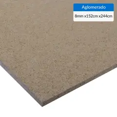MASISA - Aglomerado Desnudo Natural 8 mm 152x244 cm