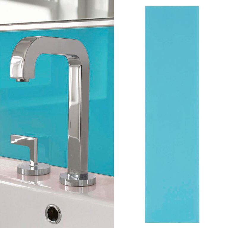 Panel Baño 30x120 cm Azul