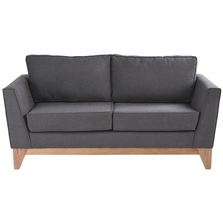 Sofá 3 cuerpos Nova 180x72x86 cm Gris