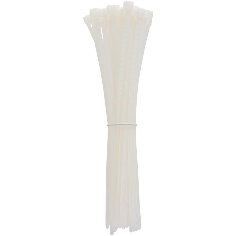 Amarra cables 203x4,6 mm Blanco