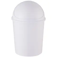 REYPLAST - Papelero 7 Litros Plástico Blanco