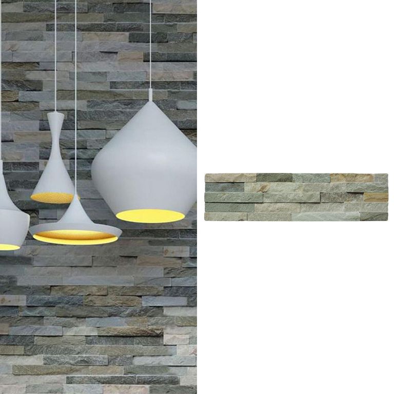 Piedra Natural Mosaico 60x15 cm Variados 0.63 m2