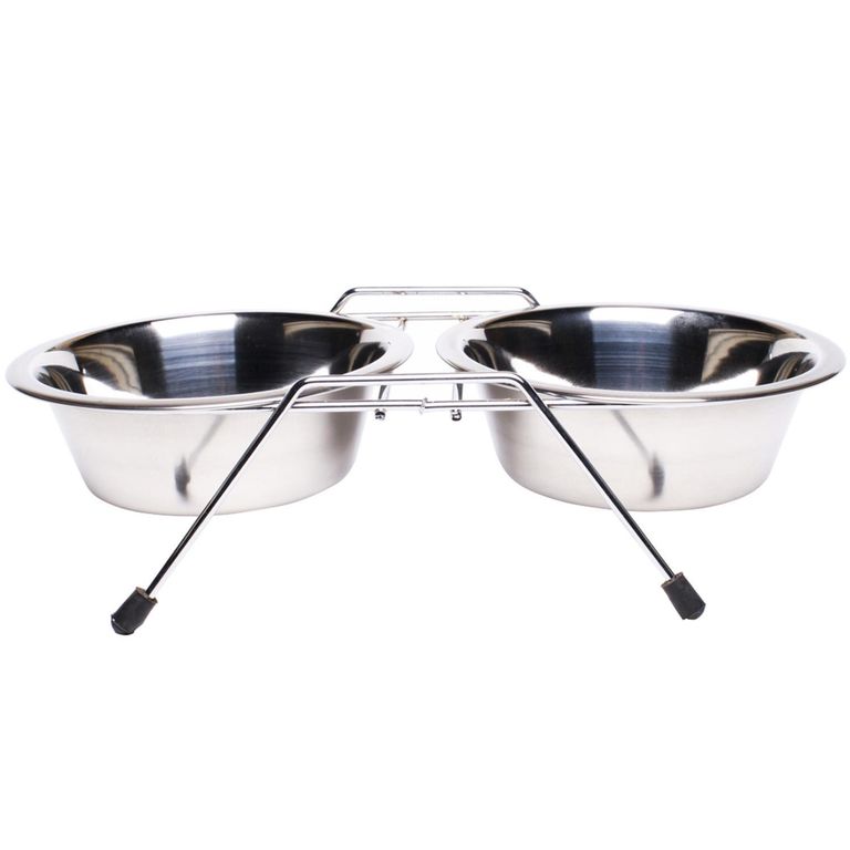 Plato inoxidable Plateado