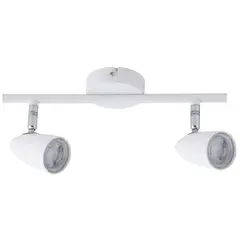 WESTINGHOUSE - Barra Led 2 Luces Sobrepuesta Metal Blanco 8 cm