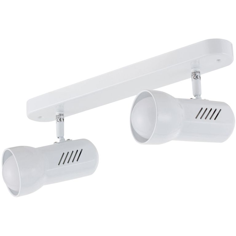 Barra Led R63 2 Luces Metal Blanco