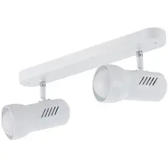 BP ILUMINACION - Barra Led R63 2 Luces Metal Blanco