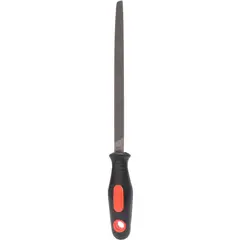 VALLORBE - Lima Triangular con Mango Ergonómico 10" (250 mm) Pica Bastarda LX-5569-10-1
