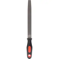 VALLORBE - Lima Plana Paralela con Mango Ergonómico 8" (200 mm) Pica Bastarda LX-5519-8-1