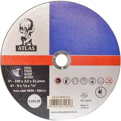 RASTA - Disco de Corte Metal 12" (300x2,5x25 mm) Tronzadora Portatil