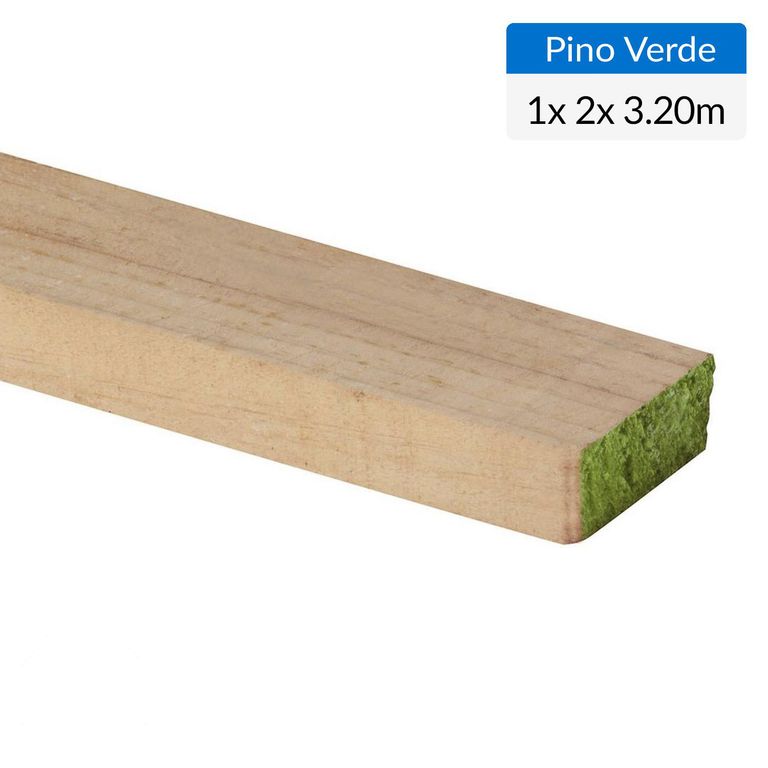 Pino Dimensionado Verde 1x2 3,2 m