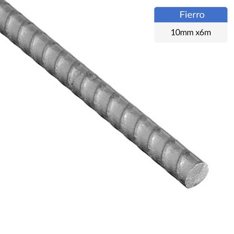 Fierro A-63 10x10 mm 6 m