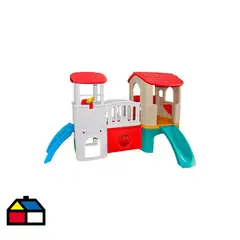 SM - Centro de Juegos Infantil 170x175x308 cm Blanco/Beige