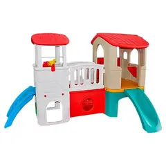 HOBBY MARKET - Centro de Juegos Infantil 170x175x308 cm Blanco/Beige