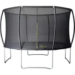 TALBOT - Cama Elástica y Malla Protección 366x256x366 cm Negro