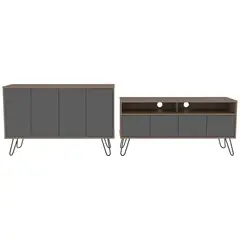 TUHOME - Combo rack + bife miel/plomo