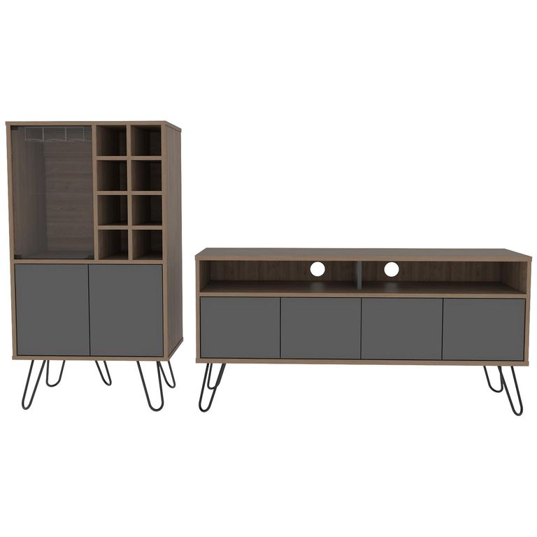 Combo rack + bar miel/plomo