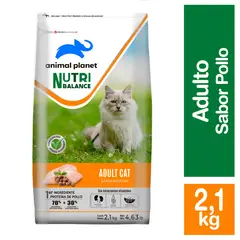 ANIMAL PLANET - Alimento para Gato Adulto Salmón 2.1 kg