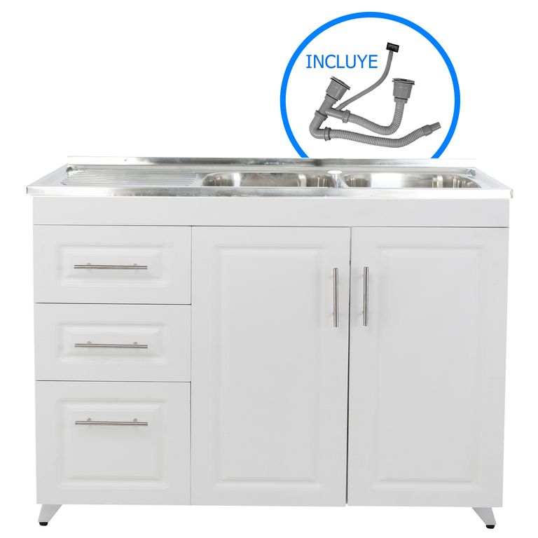 Kit mueble lavaplatos PI-120 120x50x80 cm