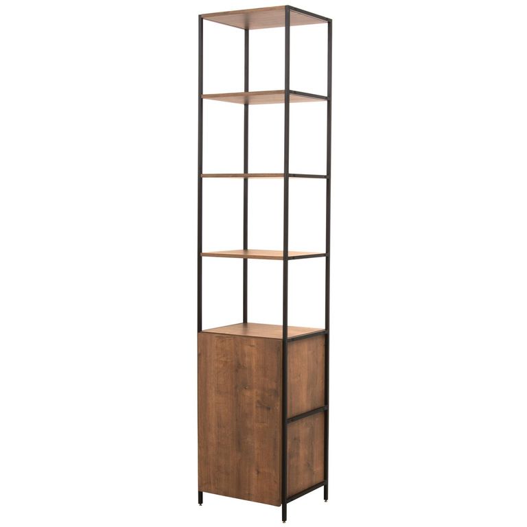 Estante Steel Quadra Madera 4 Nivel(es) 45x211.2x36 cm Café