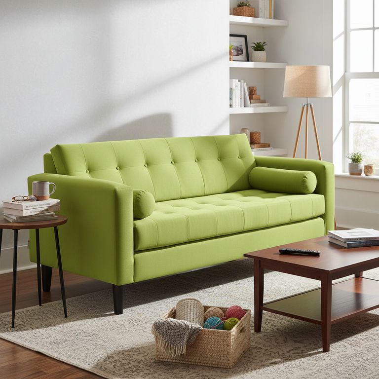 Sofá 3 cuerpos RETRO 75x75x175 cm Verde