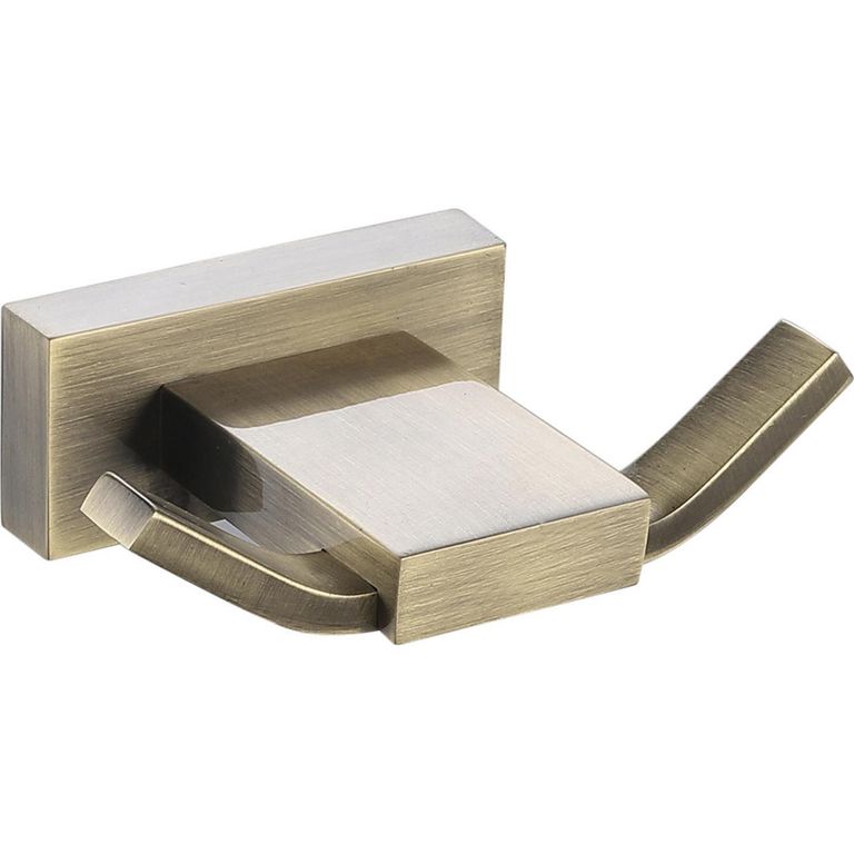 Percha doble PDV bronce
