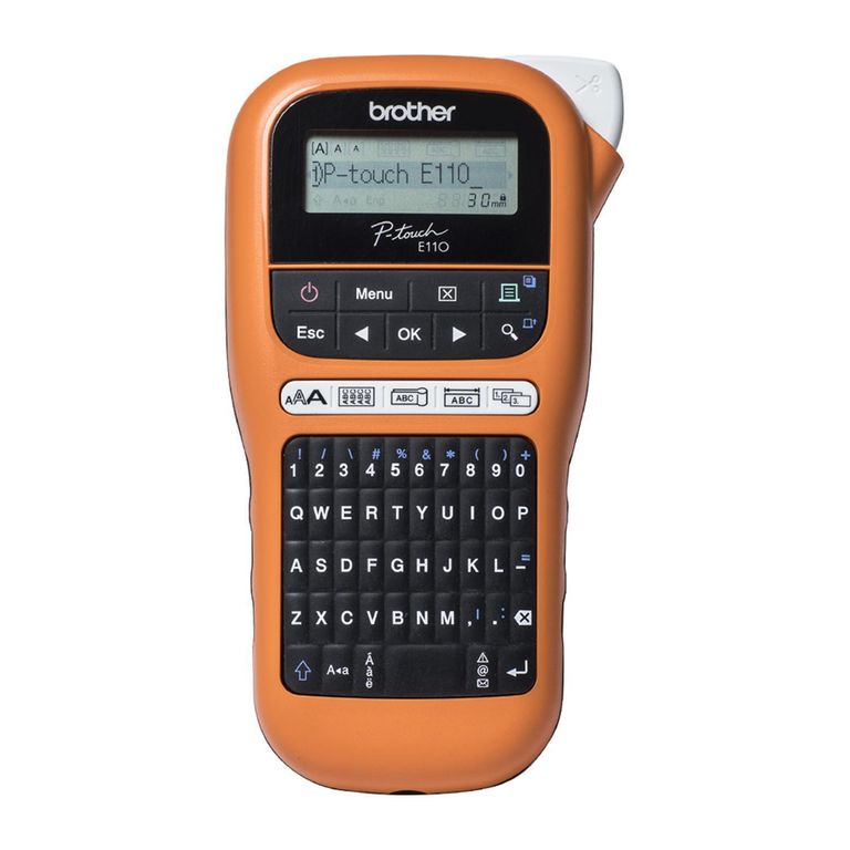 Rotuladora Electrónica Profesional Pt E110Vp Para Etiquetas