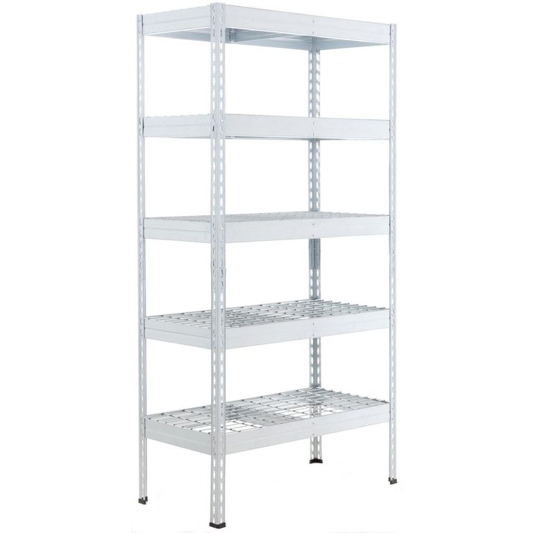 Estante Metal 5 Nivel(es) 45x176x90 cm Gris