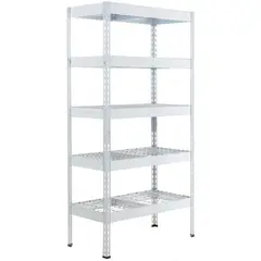 FIXSER - Estante Metal 5 Nivel(es) 45x176x90 cm Gris