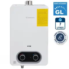 JUNKERS - Calefont Gas Licuado 7 Litros Tiro Forzado Microturbina