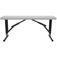 NORTHWEST - Mesa Plegable Rectangular 70x72x180 cm Blanco