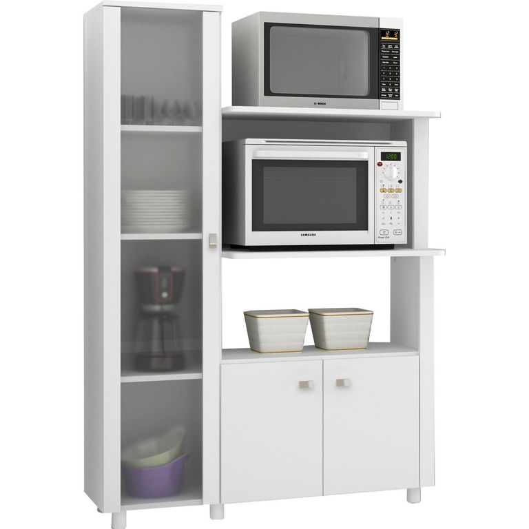 Mueble de cocina 96,2X41,8X142 blanco