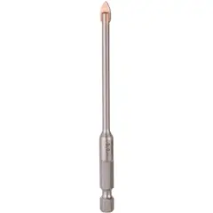 ALPEN - Broca para tejas y vidrio 5x105 mm hexagonal