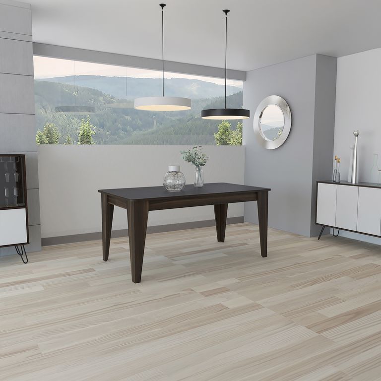 Mesa de Comedor Rectangular Torino Habano 88x74x160 cm