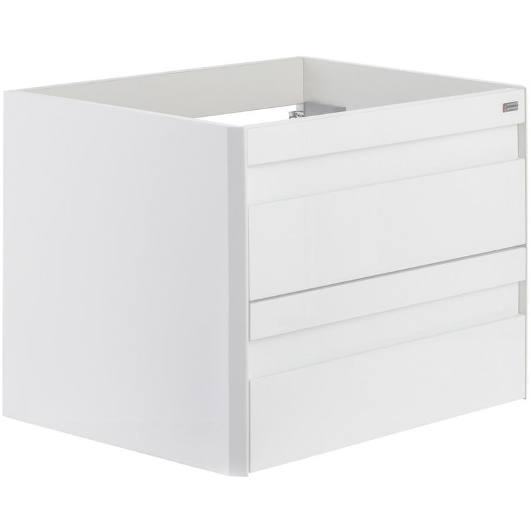 Mueble vanitorio 60 cm 2 cajones blanco