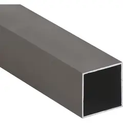 SUPERFIL - Perfil Tubular Gris 6 unidades Aluminio 25x25x1 mm 6 m