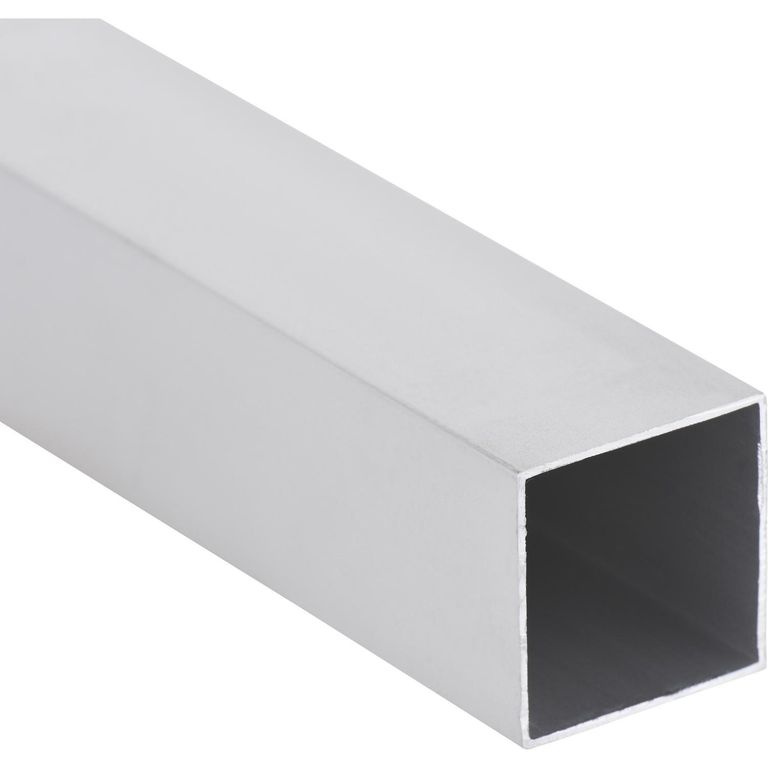 Perfil Tubular Gris 6 unidades Aluminio 30x30x1 mm 6 m