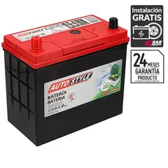 AUTOSTYLE - Batería de Automóvil 45 Ah Positivo Izquierdo 400 CCA