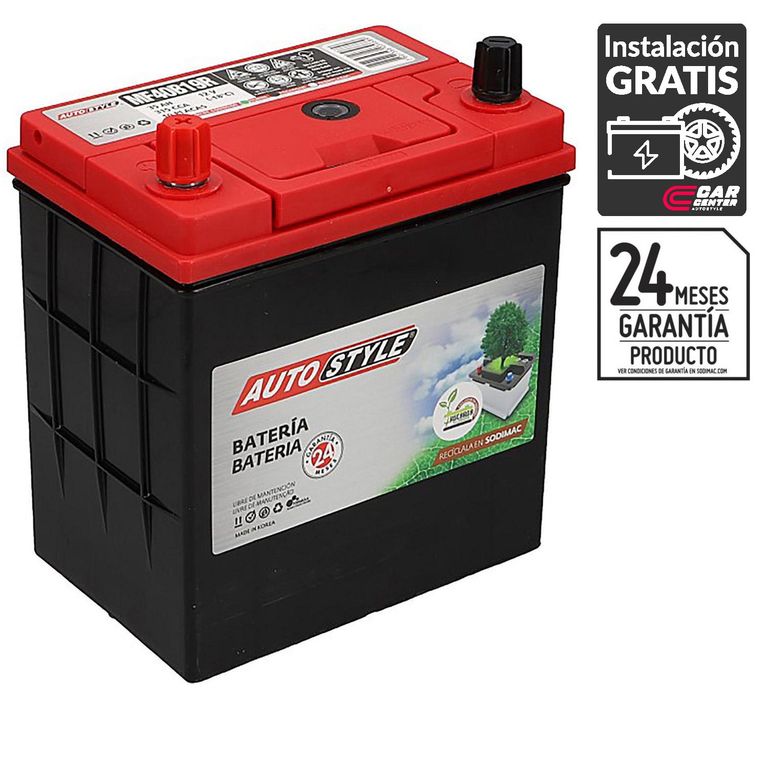 Batería de Auto 35 Ah Positivo Izquierdo 315 CCA