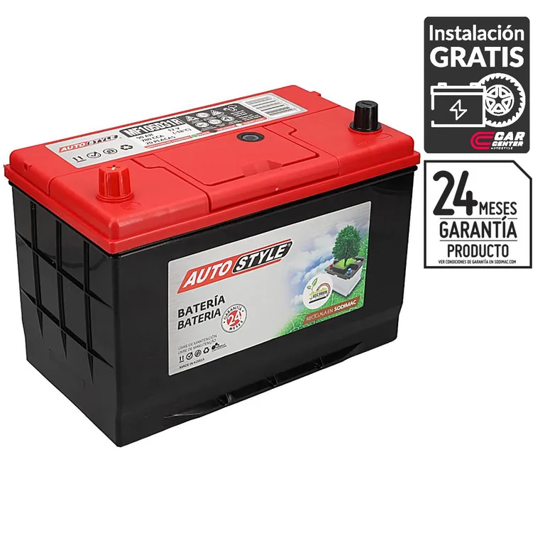 Batería de Auto 90 Ah Positivo Izquierdo 780 CCA