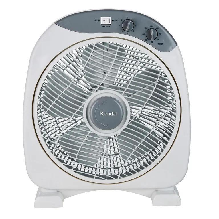 Ventilador Box 12" Piso Blanco